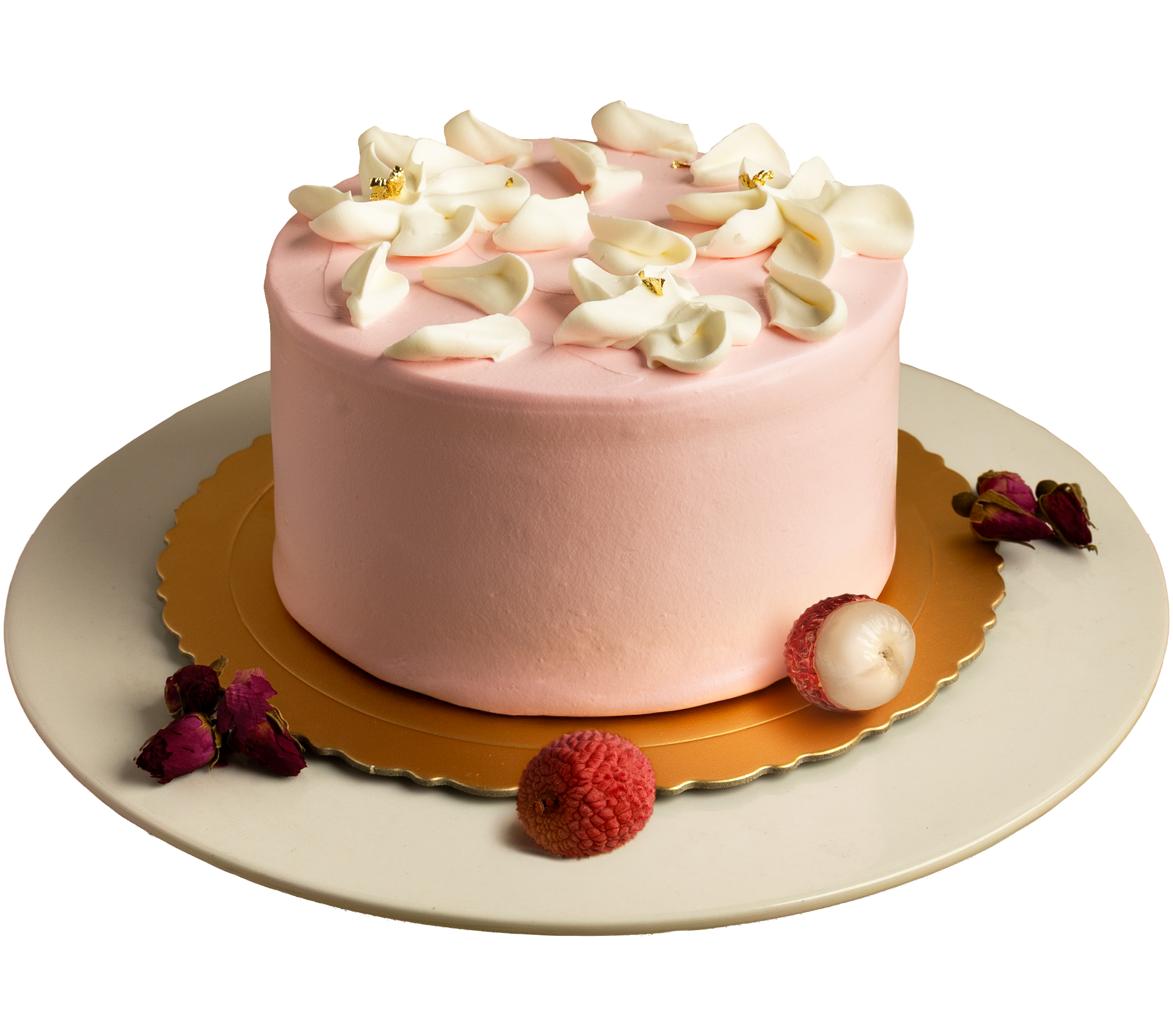 Rose Lychee Cake