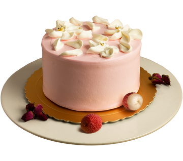 Rose Lychee Cake